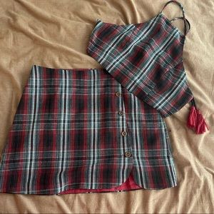 Skylar Madison Plaid Set